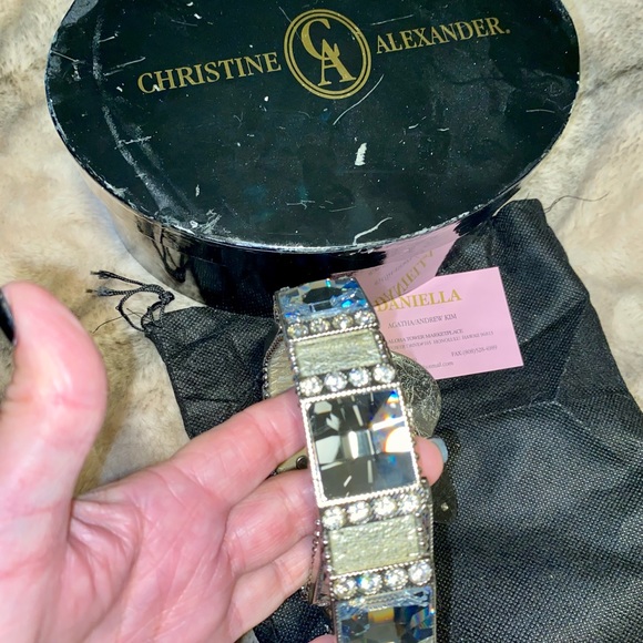 Christine Alexander rhinestone belt - Picture 2 of 12